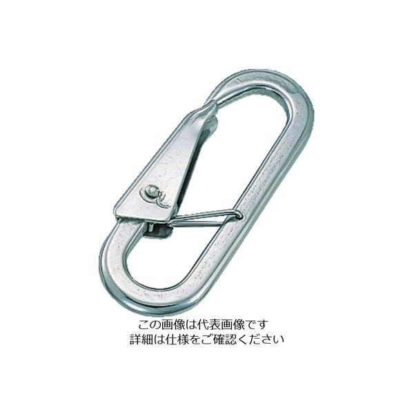 水本機械製作所 水本 ステンレス スナップフックC型 長さ72mm B-529 1個 849-1046（直送品）