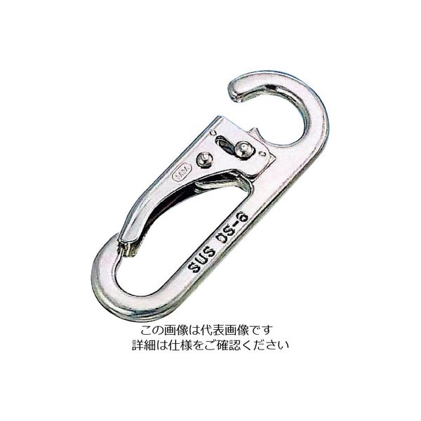 水本機械製作所 水本 ステンレス ロックスナップ（オープンタイプ） 長さ82mm B-661 1個 204-5591（直送品）