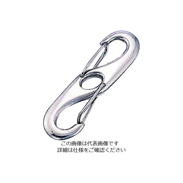 水本機械製作所 水本 ステンレス マガタマSフック 長さ80mm B-143 1個 204-5588（直送品）