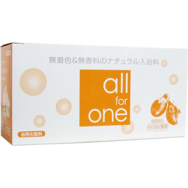 日本生化学 ナチュラル入浴剤 オールフォーワン 30包入　30包入×2セット（直送品）