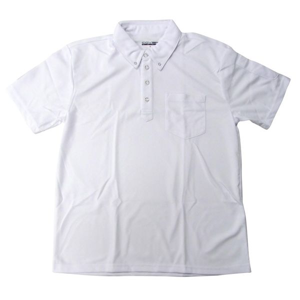 カヴァーワーク COVER WORK 吸汗速乾半袖ポロシャツ S ホワイト TMFー265 TMF-265 1着（直送品）