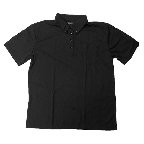 カヴァーワーク COVER WORK 吸汗速乾半袖ポロシャツ L ブラック TMFー265 TMF-265 1着（直送品）