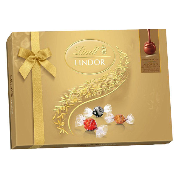 Lindt（リンツ） リンドール アソートギフトボックス 14個入 1箱 チョコレート 輸入菓子 クリスマス バレンタイン