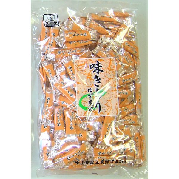 中山食品工業 500g味きらり/ゆず味昆布 4931863925017 1箱（24袋