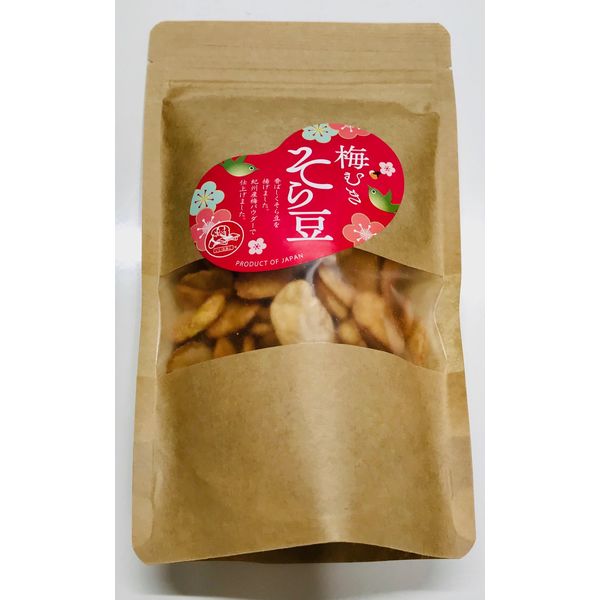 飯尾産業 80ｇ梅むきそら豆 4956803010950 1箱（12袋入）（直送品）