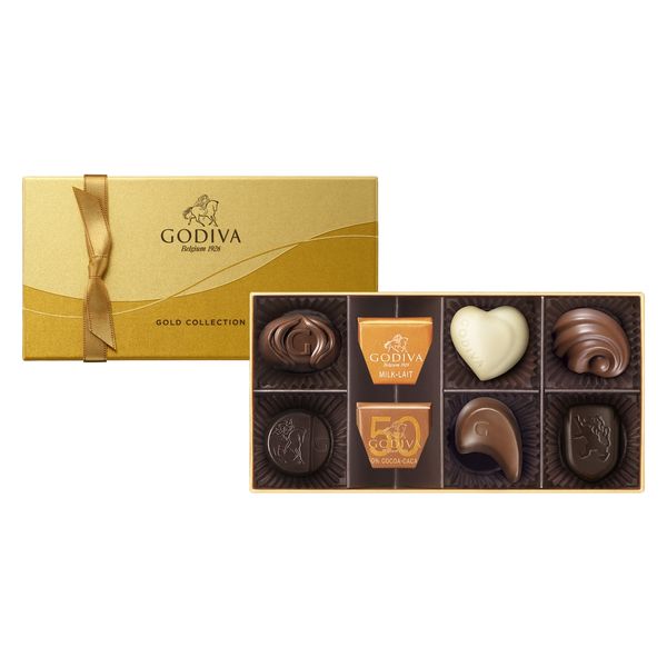 〈GODIVA〉ゴディバ ゴールド コレクション（8粒入） 1箱 三越伊勢丹 紙袋付 手土産ギフト ギフト チョコレート