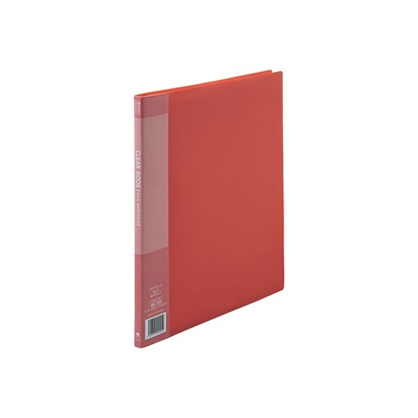 ジョインテックス クリアーブック10P A4S赤1冊 D046J-RD（直送品）
