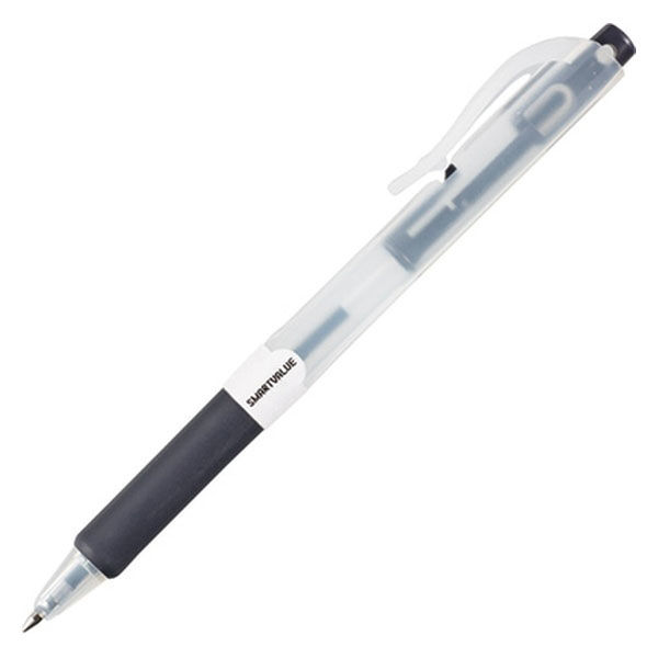 ジョインテックス ボールペン<ノック式> 黒10本 H012J-BK-10P　1箱（直送品）
