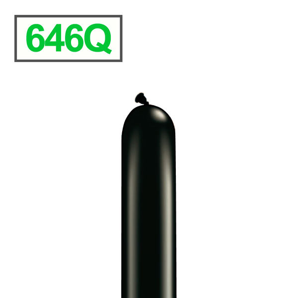 バルーン646Q オニキスブラック 50本入 0101870101 1セット(50個