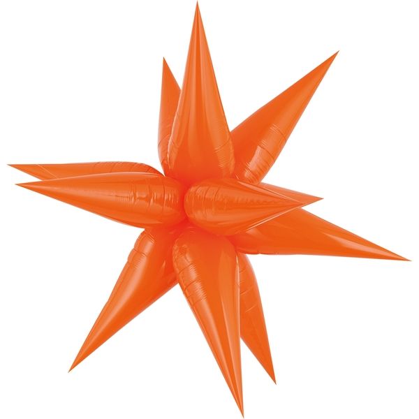 バルーンミリオンスター オレンジ　1セット(5枚入) 0201910035　宝興産（直送品）