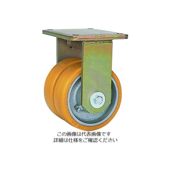 シシクSISIKUアドクライス シシク 重荷重用キャスター 固定 150径 ウレタン車輪 BSD-GTH-150K-35 1個（直送品）