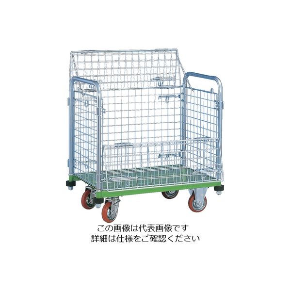 神戸車輌製作所 カンベ メッシュパックロール標準1段タイプ 四方囲い上フタ付き 637A 1台 855-0515（直送品）