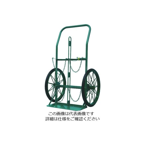 カミマル KS ボンベ運搬車(大車輪型、仕切板付)酸素7000L