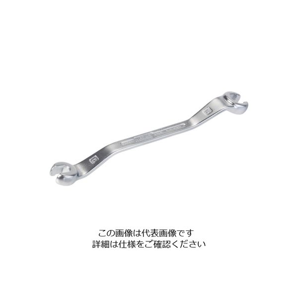 HAZET 両口フレアナットレンチ 612N-12X14 1丁 813-2744（直送品）