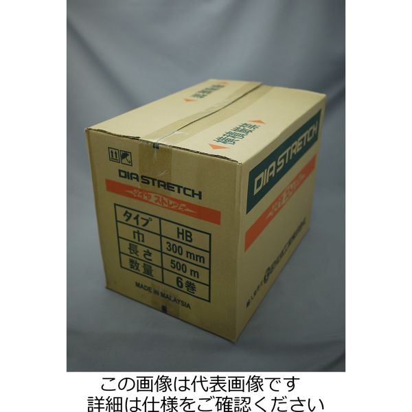 司化成工業 ストレッチフィルムHB 17μX300mmX500M 6P 4960839224625 1箱（6巻）（直送品）