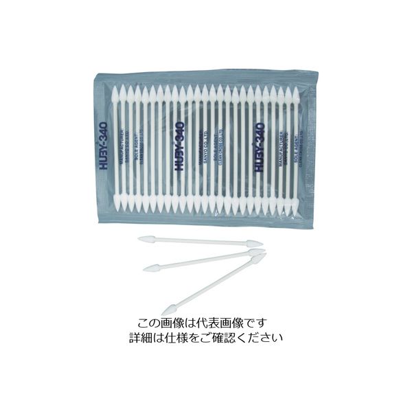 クリーンクロス HUBY 3インチ 工業用綿棒(先端コーン型)CAー003 (25000本入) CA-003 1箱(25000本)（直送品）