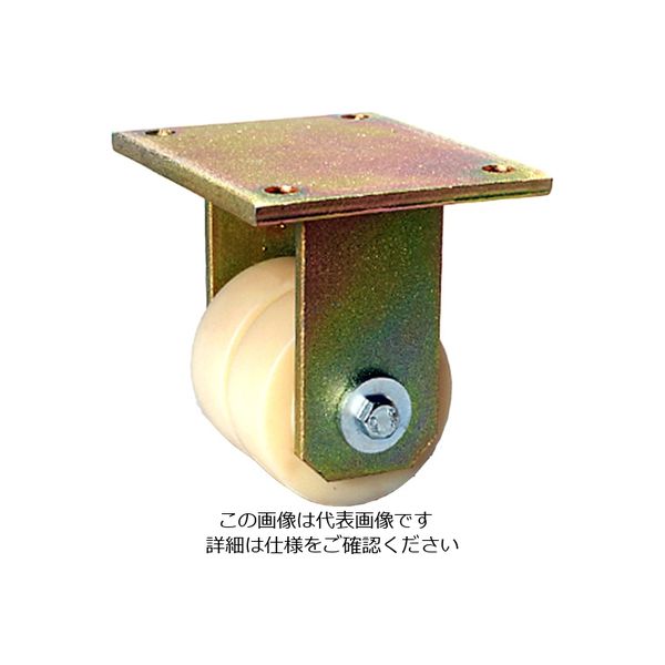 シシクSISIKUアドクライス シシク 低床重荷重用双輪キャスター 固定 80径 BSD-GSPO-80K 1個 466-0463（直送品）