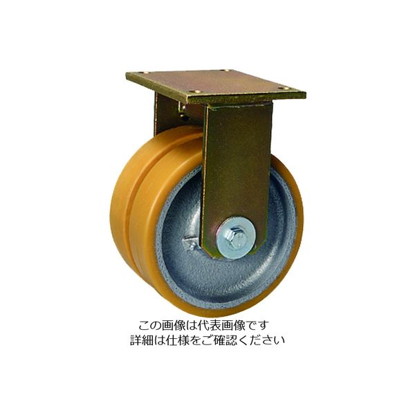 シシクSISIKUアドクライス シシク 重荷重用キャスター 固定 200径 ウレタン車輪 BSD-GTH-200K-35 1個（直送品）