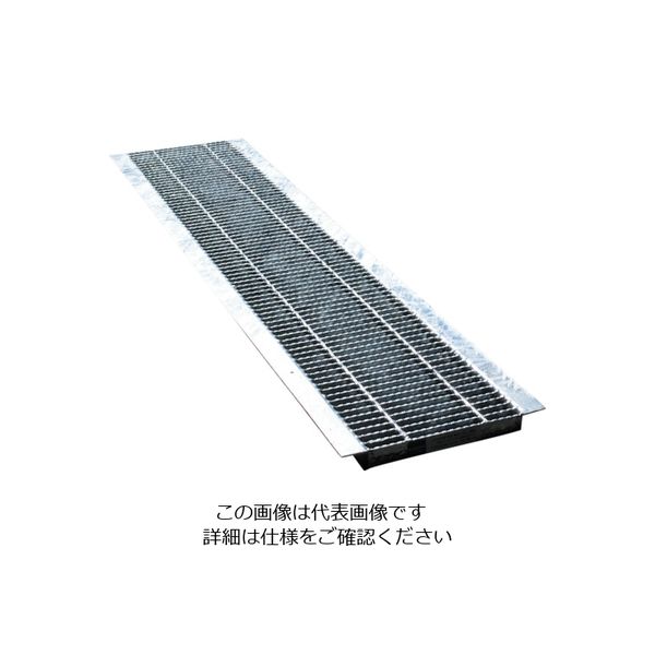 宝機材 タカラ LSハイテングレーチング U字溝300用 歩道用 細目 KUH 19-30 1枚 108-3355（直送品）