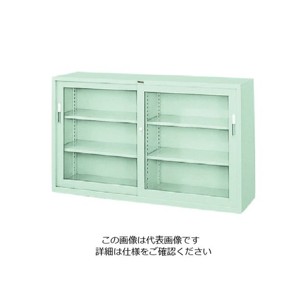 ナイキ 引違い書庫(ガラス戸) HG53-AW 1台 836-9165（直送品）