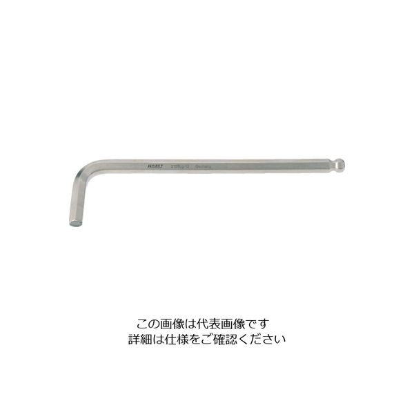 HAZET ロング六角棒レンチ(ボールポイント) 4mm 2105LG-04 1本 584-4240（直送品）