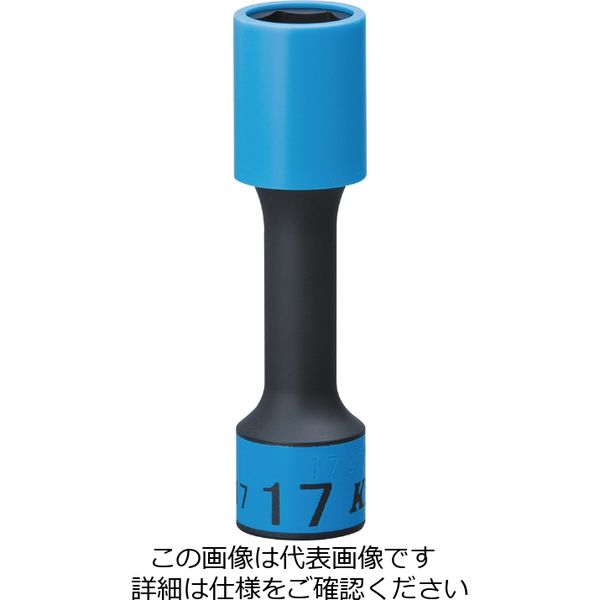 京都機械工具 BP49ー17G (12.7SQ)インパクト用ホイールガードソケット BP49-17G 1個（直送品）