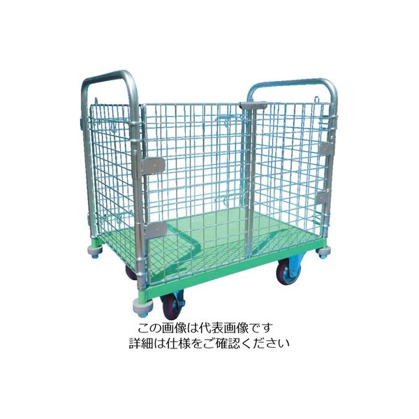 神戸車輌製作所 カンベ メッシュパックロール観音扉1段タイプ 四方囲い K629A 1台 855-0507（直送品）