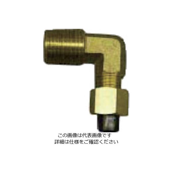 扶桑精機 扶桑 空気機器・パーツ チューブ継手液体用R1/4xホース外径Φ6.0(L型) 18189 1個 810-5556（直送品）