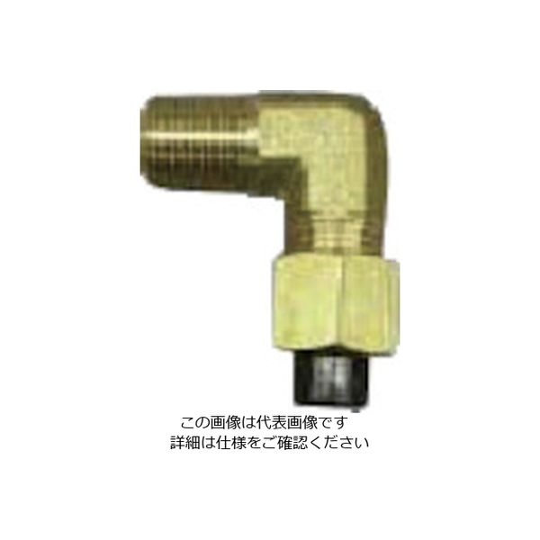 扶桑精機 扶桑 空気機器・パーツ チューブ継手液体用R1/8xホース外径Φ6.0(L型) 18188 1個 810-5555（直送品）