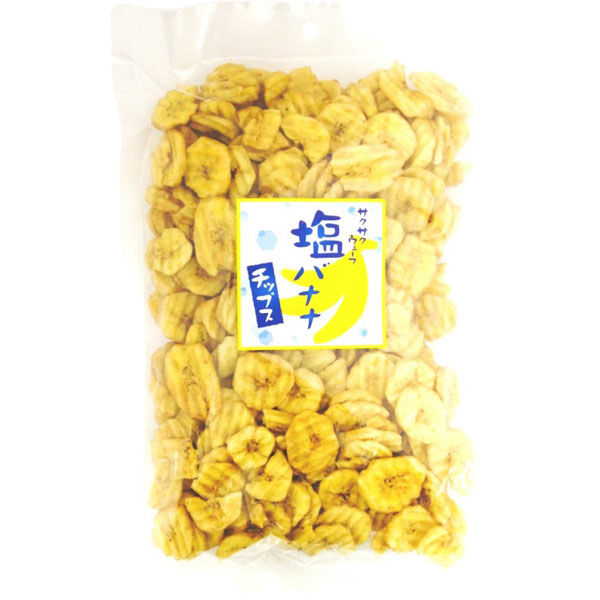 金鶴食品製菓 塩バナナチップス 4972319908437 1箱（10袋入
