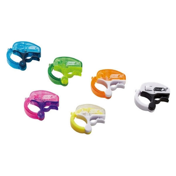 清水産業 ケーブルクリップ マイクロ 6個入 混色 _ 1個（直送品）