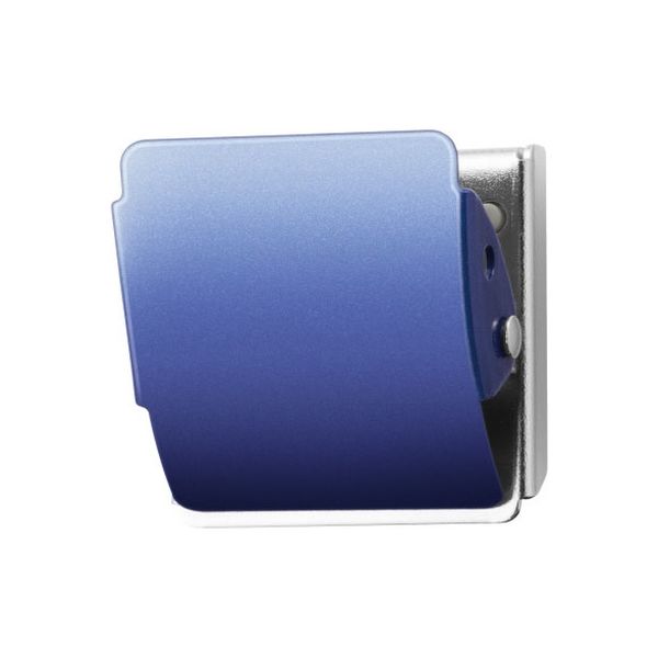 プラス マグネットクリップCP-040MCR M ブルー10個　1箱（直送品）