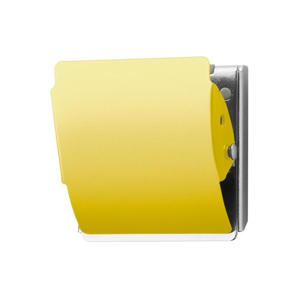 プラス マグネットクリップ CP-047MCR L 黄 10個 1箱（直送品）