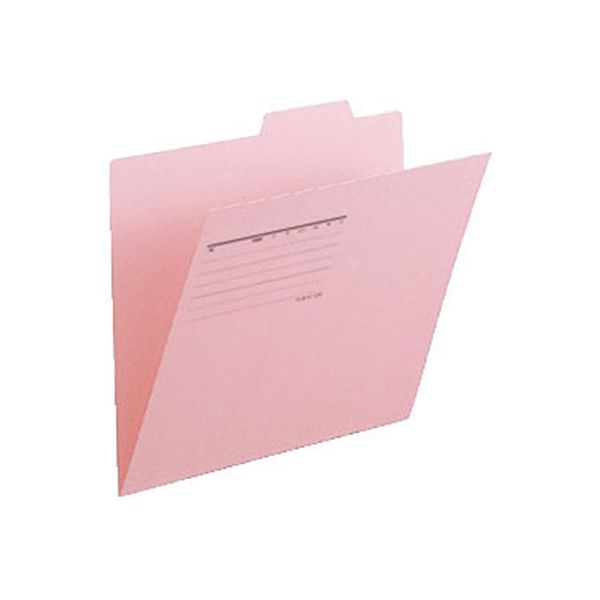 プラス 間伐材個別フォルダ FL-061KIFピンク10枚　1パック（直送品）