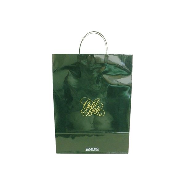 東京ユニオン ゴールドバッグ手提袋 L NO.045 緑 1枚（直送品）