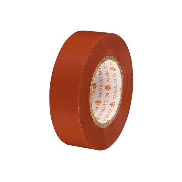 ヤマト ビニールテープ NO200-19 19mm*10m 茶 10巻 NO200-19-26 1パック（直送品）
