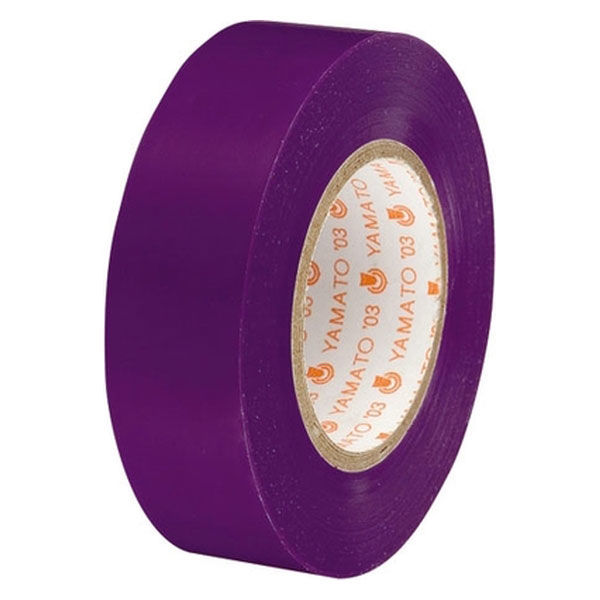 ヤマト ビニールテープ NO200-19 19mm*10m 紫 10巻 NO200-19-30 1
