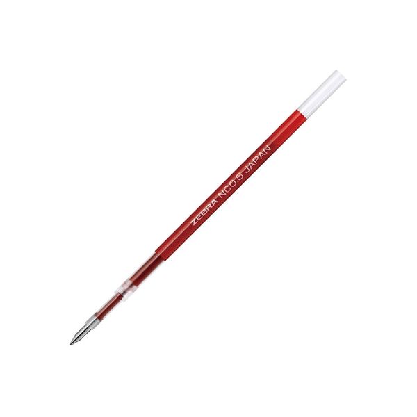 ゼブラ ボールペン替芯NC-0.5 RNC5-R 赤 10本 1箱（直送品）