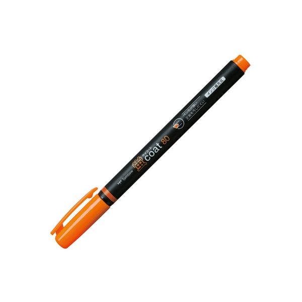 トンボ鉛筆 蛍コート８０ WA-SC93 橙 10本　1箱（直送品）