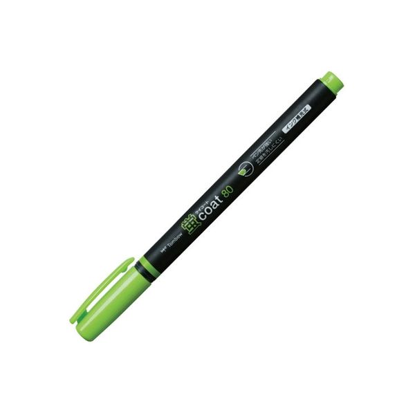トンボ鉛筆 蛍コート８０ WA-SC92 黄緑 10本　1箱（直送品）