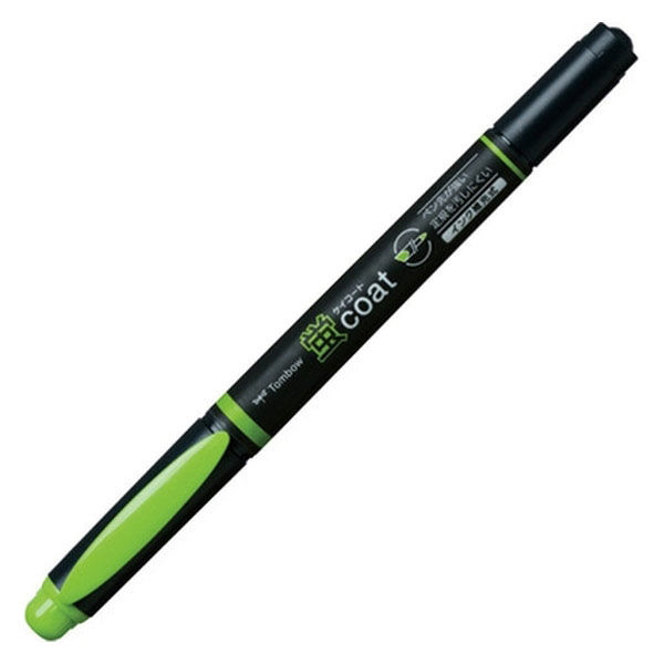 【新品】（まとめ） トンボ鉛筆 蛍コート 太細ツインタイプ WA-TC92 黄緑 1本入 【×30セット】
