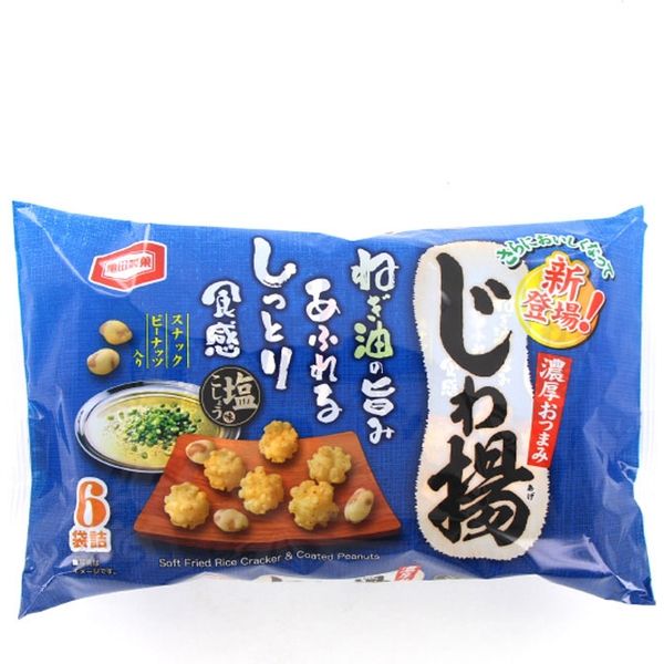 亀田製菓 120gじわ揚塩こしょう味 4901313932865 120G×12個