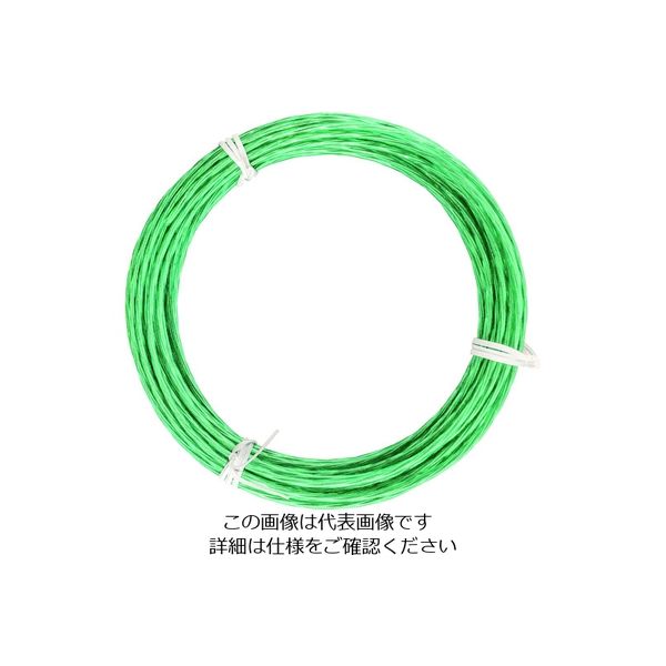 ダイドーハント DAIDОHANT ビニールワイヤー ♯12×10m 緑 10155873 1巻 858-6083（直送品）