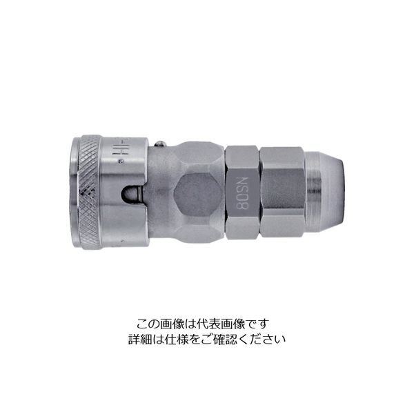 日東工器 日東 ハイカプラ BL 鋼鉄製 ニトリルゴムNBR(40500) 80SN-BL STEEL NBR 1個 777-9208（直送品）