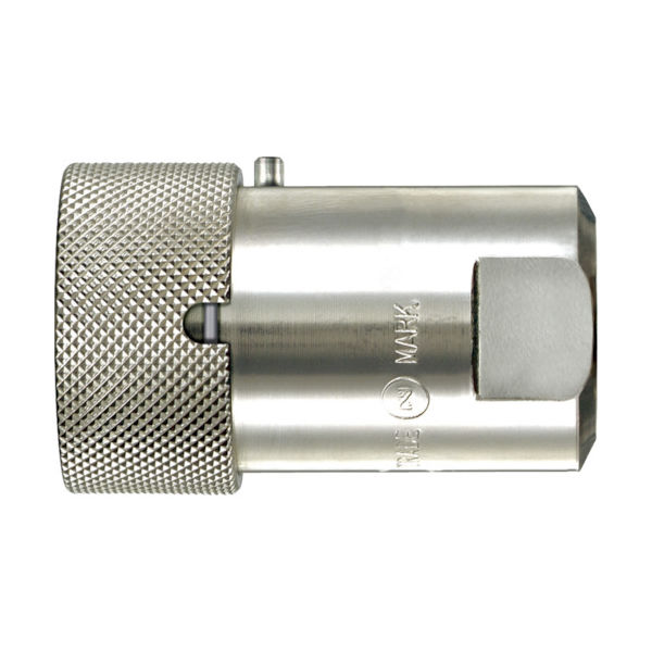 日東 HSPカプラソケット おねじタイプ/テーパねじ 相手側取付サイズR1/2(01262) 4HS-PL STEEL NBR 1個（直送品）