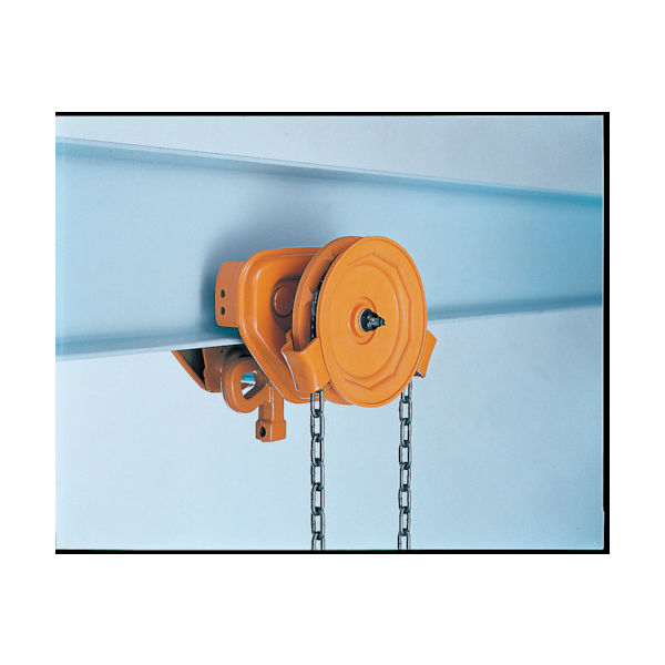 キトー ユニバーサルギヤードトロリ TSG形 定格荷重1.5t ハンドチェーン二つ折長さ2.5m TSG-015 1台 242-0678（直送品）