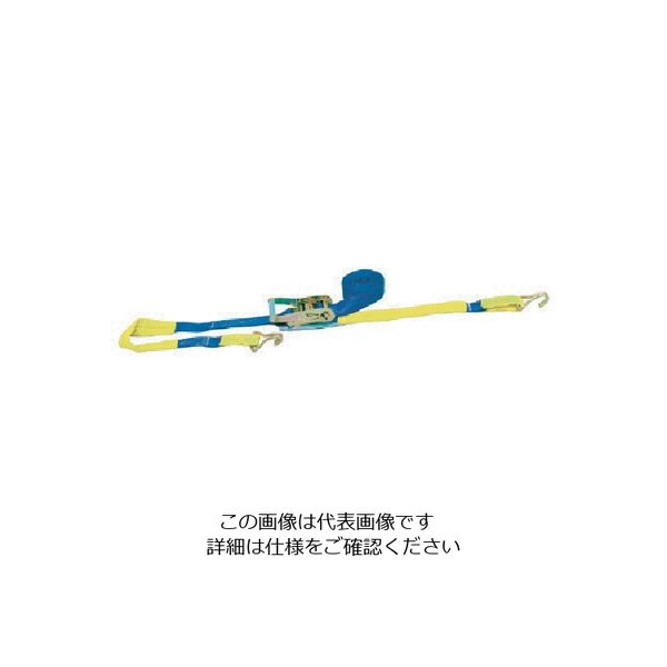 スリーエッチ HHH ベルト荷締機 50巾ベルト J金具+ループ500kg PB50JP 1個 808-7201（直送品）