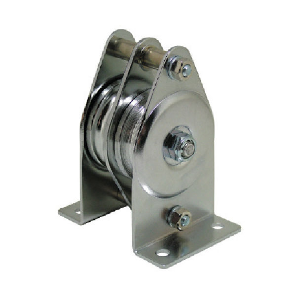 スリーエッチ HHH ステンレス固定滑車たて型二車 VS50X2 1個 808-7417（直送品）