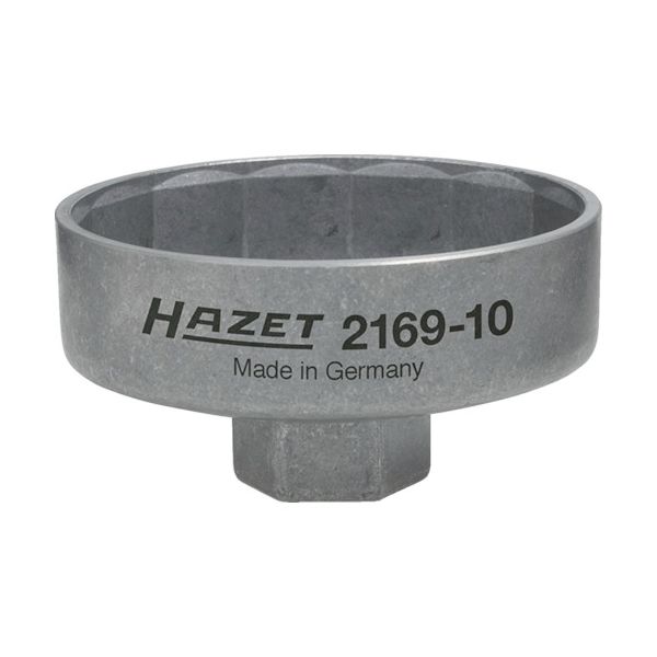 HAZET カップ式オイルフィルターレンチ14角 フィルター径74 差込9.5 2169-10 1丁 868-9117（直送品）