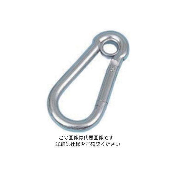 スリーエッチ HHH カラビナハーケン E型ステンレス6mm KS6E 1個 808-7057（直送品）